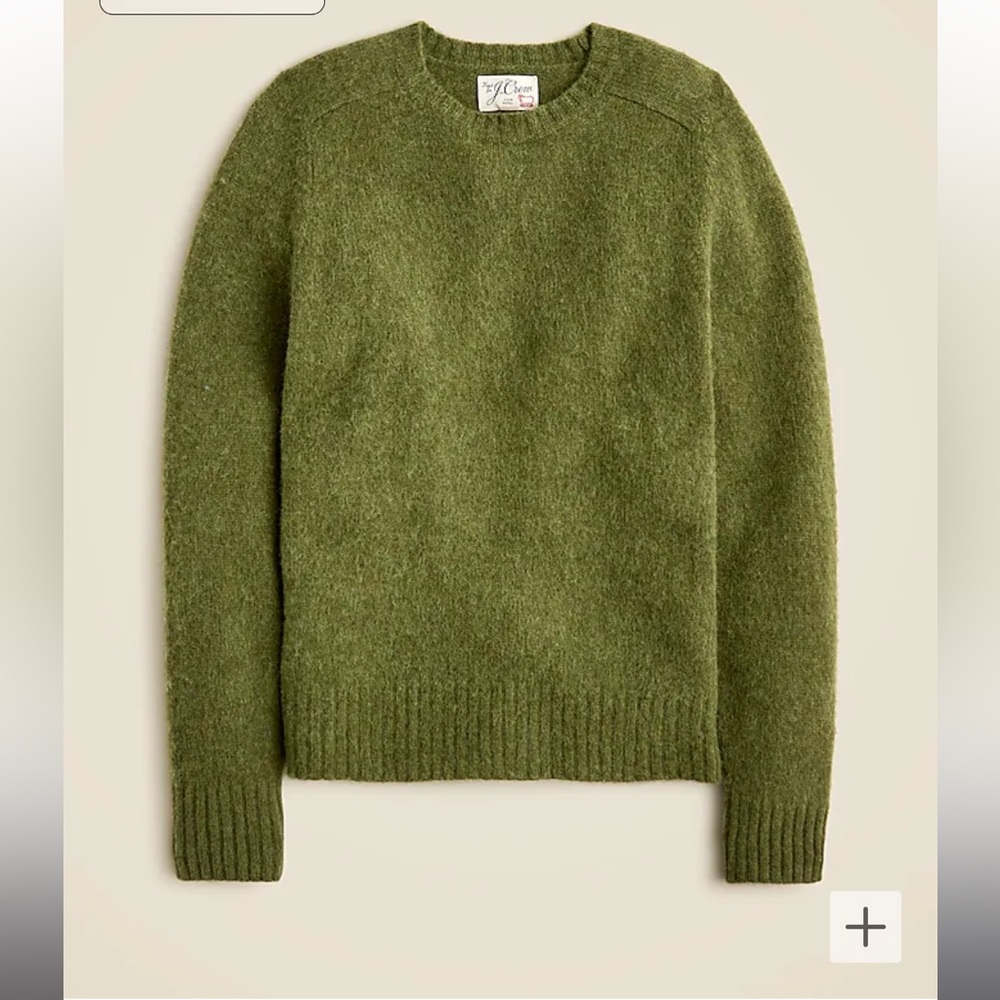 J. Crew Men’s Green Wool Sweater - XL